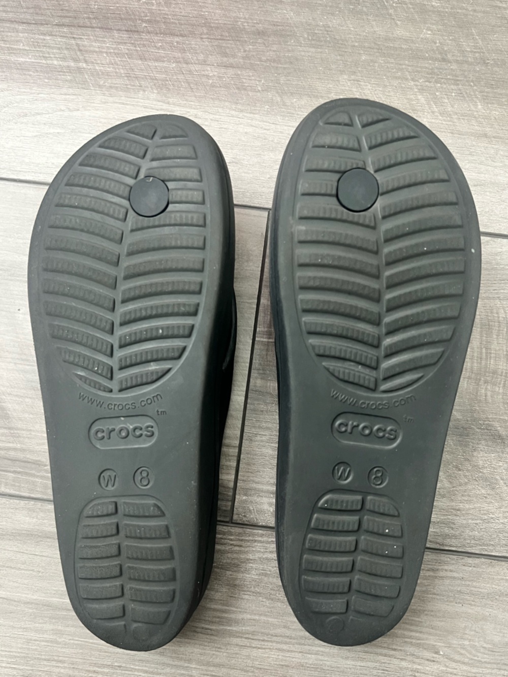 CROCS Black Platform Sandal- 8 - Picture 7 of 13